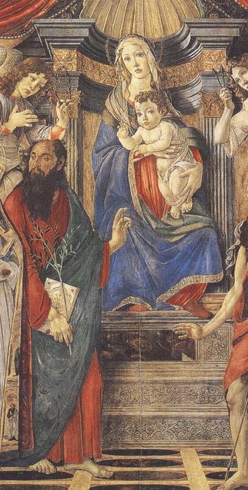 Sandro Botticelli St Barnabas Altarpiece (mk36) Germany oil painting art